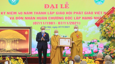 THỜI SỰ 12H TRƯA 07/11/202: Chủ tịch nước Nguyễn Xuân Phúc dự đại lễ kỷ niệm 40 năm thành lập Giáo hội Phật giáo Việt Nam