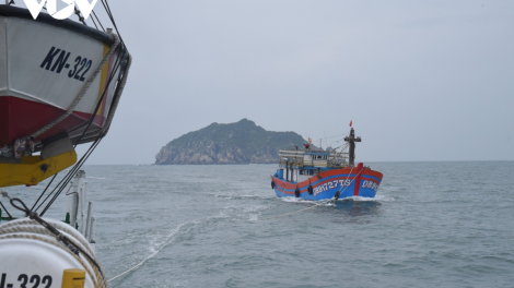 Chi đội Kiểm ngư số 3 đẩy mạnh tuyên truyền pháp luật chống khai thác IUU cho ngư dân miền Trung (15/11/2021)