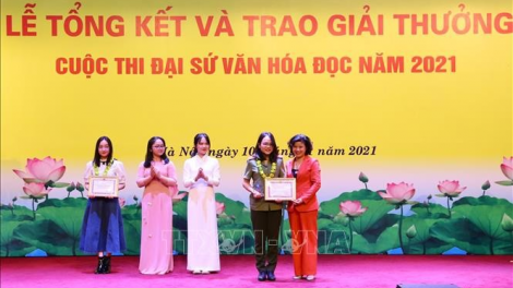 Vinh danh giải thưởng Đại sứ Văn hóa đọc năm 2021 (15/11/2021)