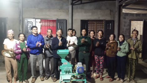 Máy cày lên đỉnh Trường Sơn (14/11/2021)