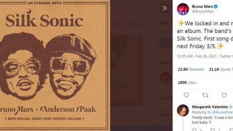 "Silk Sonic": Sự trở lại ấn tượng của nam ca sĩ Bruno Mars (5/3/2021)