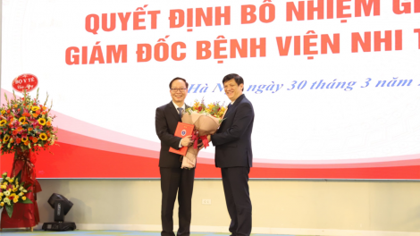 PGS.TS Trần Minh Điển làm Giám đốc Bệnh viện Nhi Trung ương (30/03/2021)