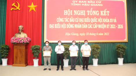Hậu Giang tổng kết công tác bầu cử QH và đại biểu HĐND các cấp (18/06/2021)