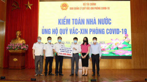 Công đoàn Kiểm toán nhà nước ủng hộ Quỹ Vắcxin phòng Covid-19 (01/06/2021)