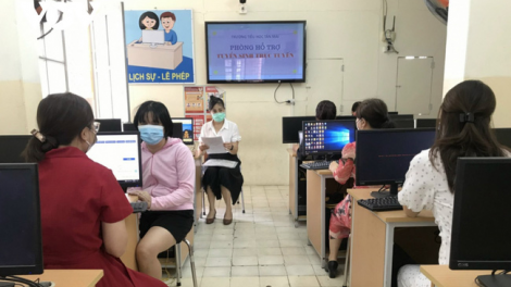 Hà Nội: Tuyển sinh đầu cấp trực tuyến đảm bảo phòng dịch (14/7/2021)