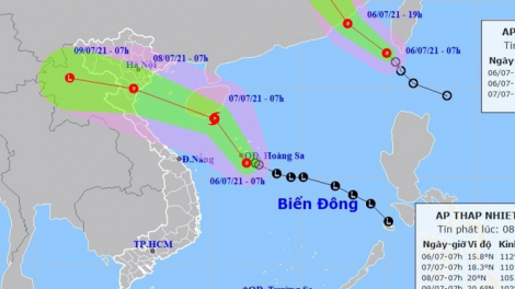 THỜI SỰ 18H CHIỀU 06/07/2021: Xuất hiện 2 áp thấp nhiệt đới trên Biển Đông