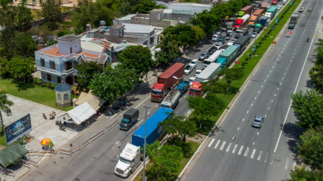 Quy định xe chở hàng từ vùng dịch vào Đà Nẵng khó thực hiện (09/07/2021)