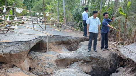 Kênh rạch Cà Mau: Lo âu  sạt lở (07/07/2021)