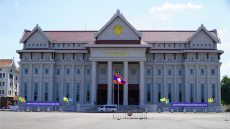 Tòa nhà Quốc hội Lào - biểu tượng mới của quan hệ Việt - Lào (08/08/2021)