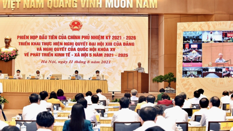 Chính phủ khóa XV quyết tâm xây dựng CP đổi mới, liêm chính, kỷ cương, hành động, hiệu quả vì nhân dân phục vụ (11/8/2021)