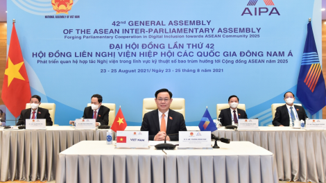 THỜI SỰ 18H CHIỀU 23/8/2021: Tại ĐHĐ Liên nghị viện các nước ASEAN lần thứ 42, Chủ tịch Quốc Hội Vương Đình Huệ đề nghị Nghị viện các nước trao quyền nhiều hơn cho các Chính phủ, để chủ động, linh hoạt ứng phó hiệu quả với dịch bệnh, giảm thiểu thiệt hại và mau chóng phục hồi kinh tế, xã hội sau đại dịch Covid-19.