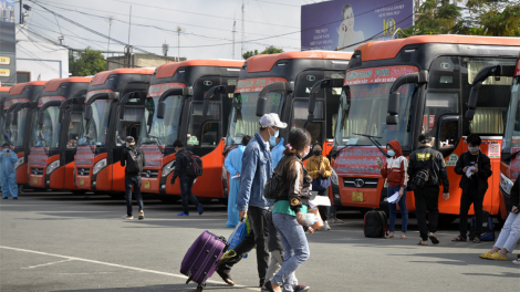 Hỗ trợ đưa gần 1.500 người dân từ TP.HCM về Kiên Giang, Đăk Lăk, Phú Yên (10/08/2021)