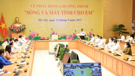 THỜI SỰ 21H30 ĐÊM 12/9/2021: Thủ tướng Phạm Minh Chính phát động Chương trình “Sóng và máy tính cho em”