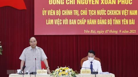 THỜI SỰ 18H CHIỀU 7/9/2021: Chủ tịch nước Nguyễn Xuân Phúc làm việc với lãnh đạo chủ chốt tỉnh Yên Bái