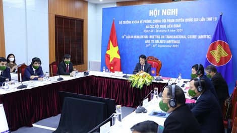 Bộ trưởng các nước ASEAN cam kết tăng cường hợp tác đấu tranh phòng, chống tội phạm xuyên quốc gia hậu đại dịch Covid-19 (29/09/2021)