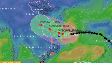 THỜI SỰ 18H CHIỀU 10/09/2021: Bão số 5 giật cấp 12 còn cách bờ biển Quảng Trị, Quảng Nam khoảng 380km