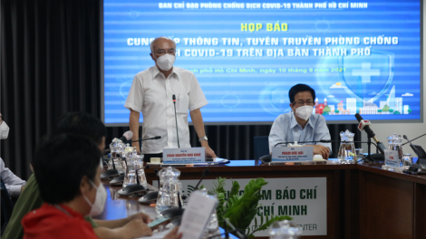 TP. HCM: F0 chuyển nặng giảm đáng kể (10/09/2021)
