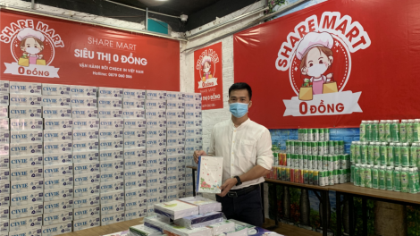 Siêu thị 0 đồng-Share Mart sẻ chia với bà con khó khăn do tác động của dịch bệnh (02/09/2021)