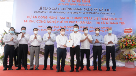 Quảng Ninh: Thêm dự án 365 triệu đôla Mỹ đầu tư tại KCN Sông Khoai (19/0/2021)