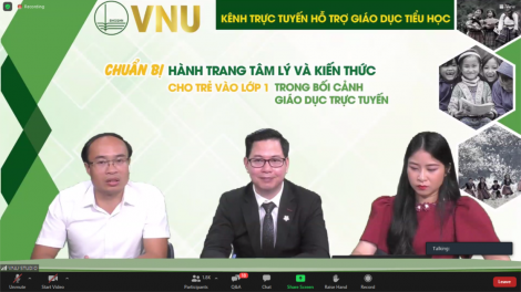 Chuẩn bị hành trang cho trẻ vào lớp 1 trong bối cảnh học trực tuyến (03/09/2021)