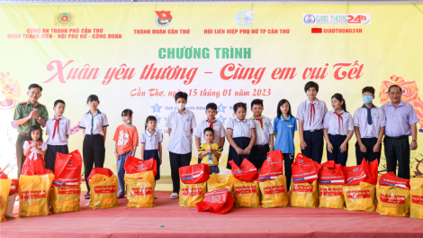 Cần Thơ: Xuân yêu thương – Cùng trẻ em mồ côi, khuyết tật, khó khăn vui Tết (16/1/2023)