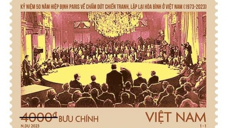Phát hành bộ tem “Kỷ niệm 50 năm Hiệp định Paris về chấm dứt chiến tranh, lập lại hòa bình ở Việt Nam” (27/1/2023)