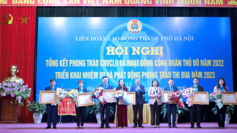 Công đoàn Hà Nội phát động phong trào thi đua lao động sản xuất năm 2023