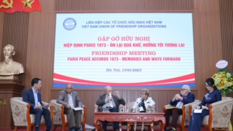 Liên hiệp các tổ chức hữu nghị Việt Nam tổ chức “Gặp gỡ hữu nghị Hiệp định Paris 1973 - Ôn lại quá khứ, hướng tới tương lai” (13/01/2023)