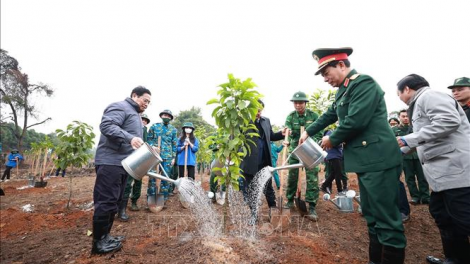 Thủ tướng Phạm Minh Chính phát động Tết trồng cây Đời đời nhớ ơn Bác Hồ (27/1/2023)