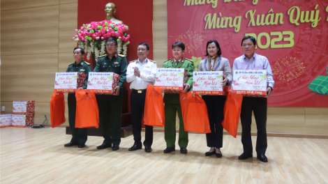 Bộ Tư lệnh Vùng 3 Hải quân thăm chúc Tết trên đảo Lý Sơn (08/1/2023)