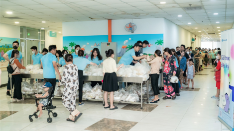 1.200 suất ăn trưa trao cho bệnh nhi Bệnh viện Nhi đồng TPHCM (04/10/2023)