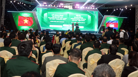 Khai mạc Hội chợ triển lãm sản phẩm kinh tế - quốc phòng Việt Nam - Campuchia 2023 (25/10/2023)