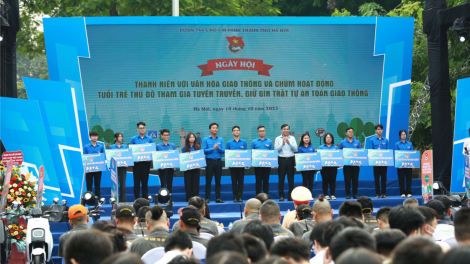 Ngày Hội Thanh niên với văn hóa giao thông (14/10/2023)