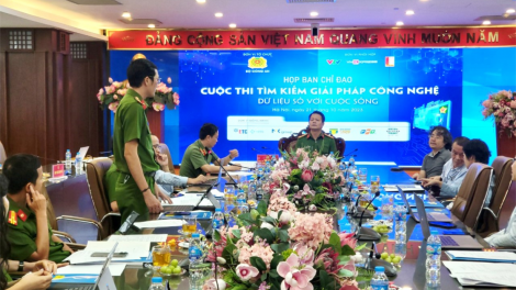 Bộ Công an họp Ban chỉ đạo cuộc thi tìm kiếm giải pháp công nghệ dữ liệu số (21/10/2023)