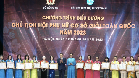 Tuyên dương 293 Chủ tịch Hội phụ nữ cơ sở giỏi toàn quốc năm 2023