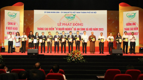 Hà Nội phát động tháng cao điểm vì người nghèo (4/10/2023)