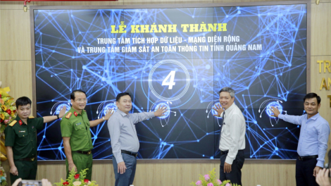 Quảng Nam: Khánh thành Trung tâm tích hợp dữ liệu tỉnh (9/10/2023)