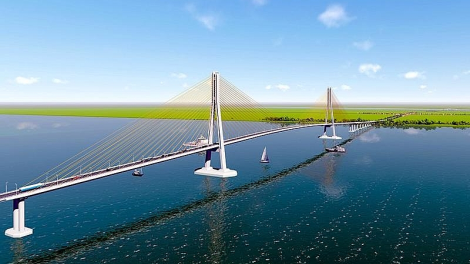 Dự án Cầu Đại Ngãi nâng cao năng lực vận tải, thúc đẩy phát triển KT-XH các tỉnh ven biển khu vực ĐBSCL (4/10/2023)