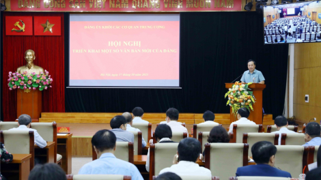 Hội nghị triển khai một số văn bản mới của Đảng (17/10/2023)