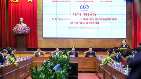 Giá trị lý luận và thực tiễn từ tư duy, hành động đột phá phát triển của Quảng Ninh (18/11/2023)