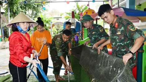 Thừa Thiên Huế: Khẩn trương vệ sinh trường học sau mưa lũ (19/11/2023)