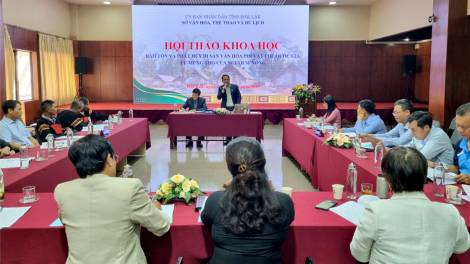 Bảo tồn và phát huy di sản văn hóa phi vật thể Quốc gia Lễ mừng thọ của người Mnông (19/11/2023)