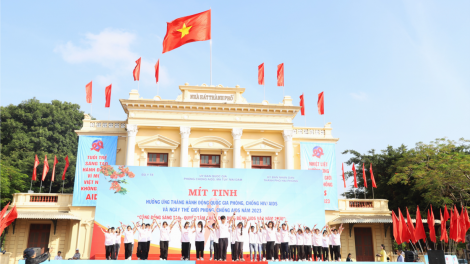 Bộ Y tế tổ chức mitting hưởng ứng Tháng hành động Quốc gia phòng chống HIV/AIDS (25/11/2023)