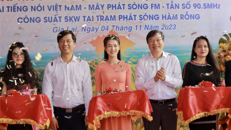 Đài TNVN Khai trương phát sóng kênh VOV1 và VOV4 tại Gia Lai (4/11/2023)