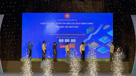 Đắk Lắk phát động cuộc thi trực tuyến về tìm hiểu cải cách hành chính năm 2023 (07/11/2023)