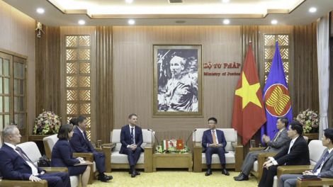 Việt Nam - Hungary: Tiếp tục đẩy mạnh hợp tác trong lĩnh vực pháp luật và tư pháp (16/11/2023)