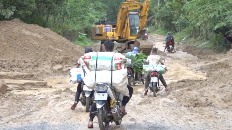 Đã thông đèo Violak nối Quảng Ngãi và Kon Tum (16/11/2023)