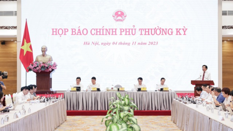 Họp báo Chính phủ thường kỳ tháng 10 (4/11/2023)