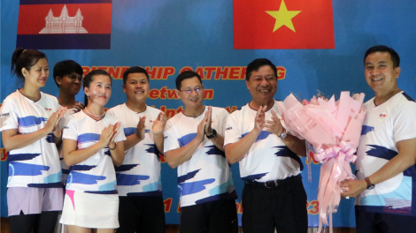 Giao lưu giữa Đại sứ quán Việt Nam và bộ Ngoại giao Campuchia (21/11/2023)