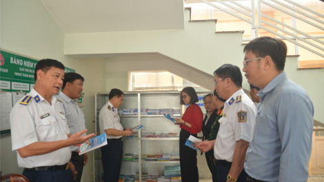 Kiên Giang: Bộ quốc phòng kiểm tra việc thực hiện đề án tuyên truyền luật cảnh sát biển (16/11/2023)